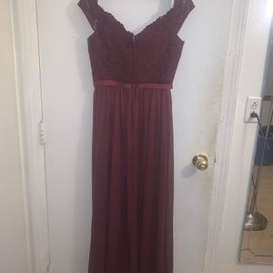 David’s bridal bridesmaid/ prom dress.